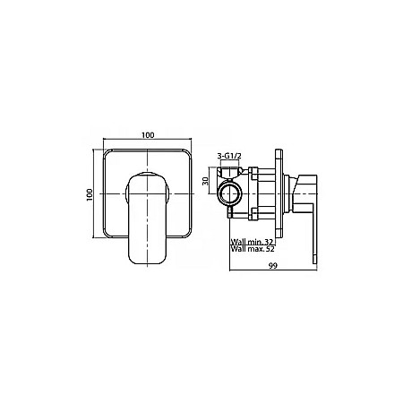 BATERIE DUS CU CORP INCASTRAT AURIU LOFT VALVEX 2455540 [1]
