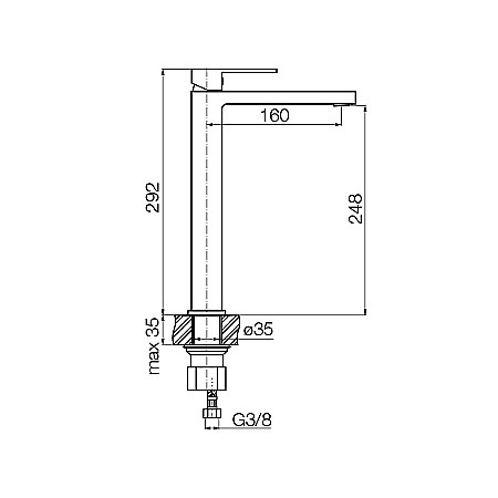 BATERIE LAVOAR INALTA CROM ARS VALVEX 2420360 [1]