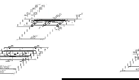 RIGOLA DUS LIV 350MM GRILA INOX ENERGY RAMA PLASTIC 674743 [1]