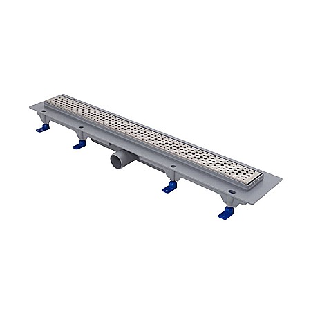 Obiecte Sanitare - RIGOLA DUS LIV 850MM GRILA INOX ROUND RAMA PLASTIC 674735