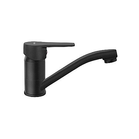 Baterii lavoar - BATERIE LAVOAR FERRO RITTO BTR2ABL CU PIPA MOBILA NEGRU MAT