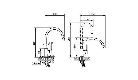 BATERIE BUCATARIE FERRO ZUMBA BZA4BSSG PIPA MOBILA AURIU PERIAT/NEGRU [1]