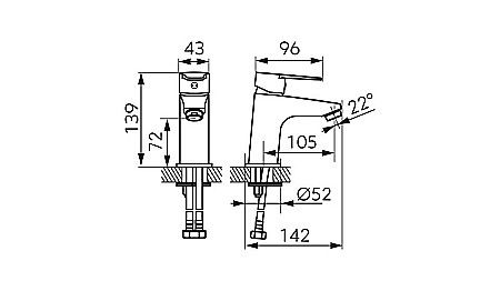 BATERIE LAVOAR FERRO RITTO BTR2 CROM [1]