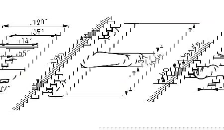 BATERIE CADA DUS FERRO BAG1BL PERETE ALGEO NEGRA FARA ACCESORII [1]