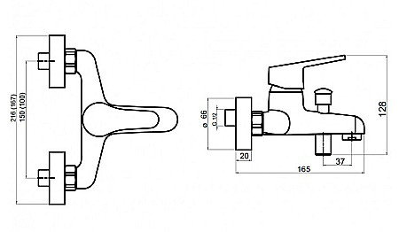 BATERIE CADA DUS FERRO 94420/1.0 PERETE IRIS NEW CROM [1]