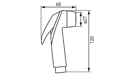 SET DUS IGIENIC FERRO PENTRU BIDEU N100B PRESSO [1]