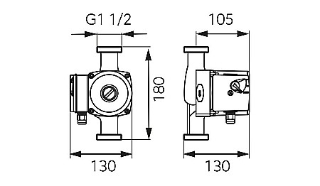 POMPA CIRCULATIE 25-60-180 WEBERMAN/FERRO 0202W [3]