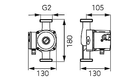 POMPA CIRCULATIE 32-60-180 WEBERMAN/FERRO 0302W [3]