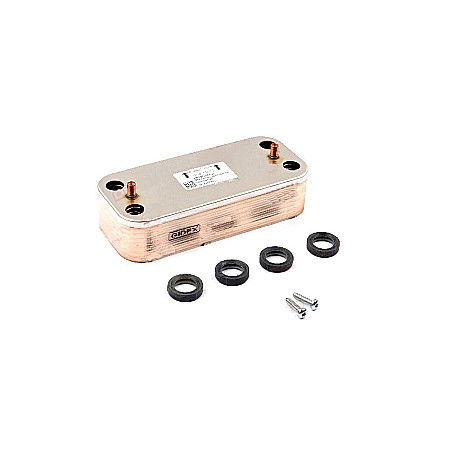 Piese schimb centrale termice - SCHIMBATOR DE CALDURA SECUNDAR IN PLACI CENTRALA TERMICA ARISTON ALTEAS ONE, CLAS B ONE, GENUS ONE ORIGINAL ARISTON 65116537