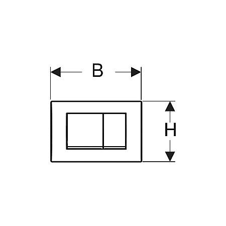 CLAPETA DE ACTIONARE GEBERIT CU DUBLA ACTIONARE DELTA50 CROM LUCIOS [1]