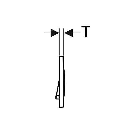 CLAPETA DE ACTIONARE GEBERIT CU DUBLA ACTIONARE SIGMA20 ALB/CROM LUCIOS [2]