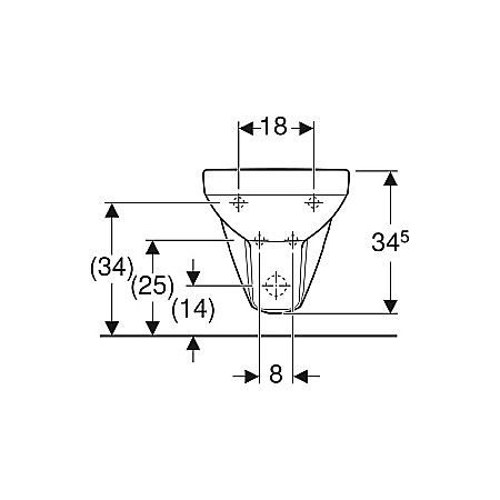 BIDEU SUSPENDAT GEBERIT SELNOVA SQUARE ALB [2]