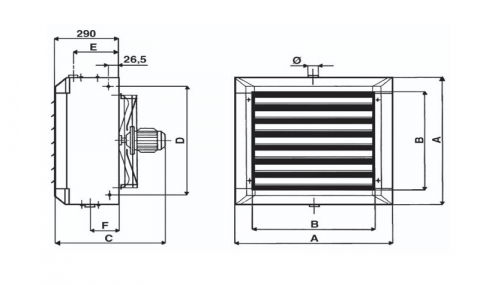 AEROTERMA SABIANA CU 2 VITEZE ATLAS 46A13SX [2]
