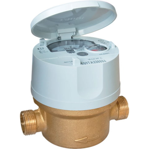 Camine apometru si apometre rezidentiale - Apometru Itron Flodis DN15 pentru apă rece, lungime 115 mm, Q3 2,5 m³/h, R160