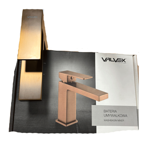BATERIE LAVOAR FARA VENTIL CUPRU SATINAT ARS VALVEX 2420500 [1]