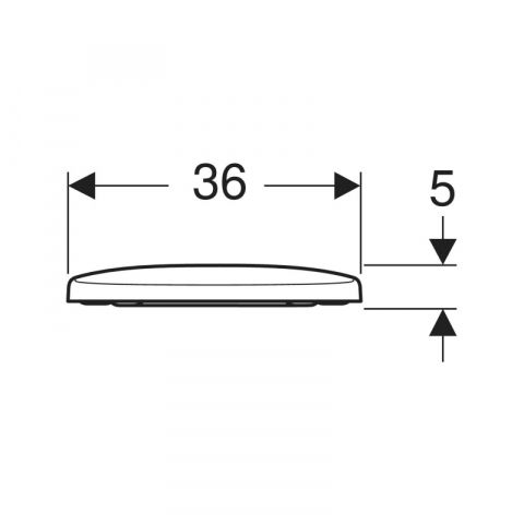 CAPAC VAS WC GEBERIT OVAL SELNOVA SOFTCLOSE ALB [2]