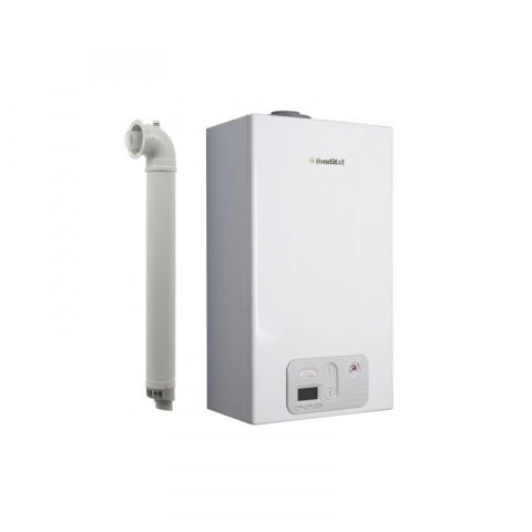 Centrale termice gaz - CENTRALA TERMICA IN CONDENSARE FONDITAL ANTEA KC 24 KW KIT EVACUARE INCLUS