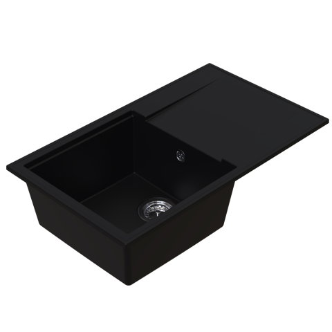 Scurgator pliabil din inox SanDonna Negru-Crom, 35.5x10.5 cm - imagine oficiala 1 [1]
