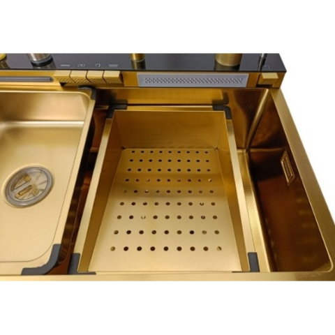 Chiuveta multifunctionala SanDonna HD7550 Auriu, 750 x 500 x 230 mm, cod 6427365015298 [7]