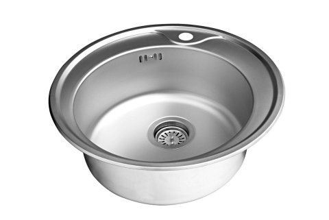 Chiuveta inox SanDonna PS50, Ø500 mm - imagine oficiala 1 [1]