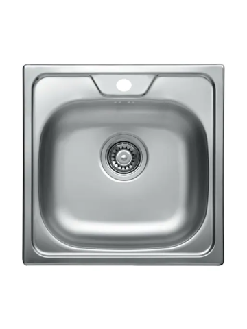 Obiecte Sanitare - Chiuveta inox SanDonna PS500, 500x500 mm - imagine oficiala 1