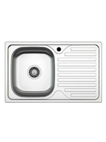 Obiecte Sanitare - Chiuveta inox SanDonna PS7650 Dreapta, 760x435 mm - imagine oficiala 1