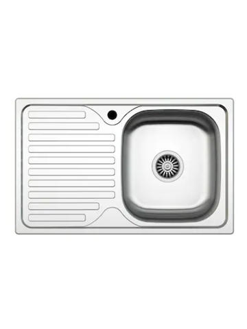 Chiuveta inox SanDonna PS7650 Stanga, 760x435 mm - imagine oficiala 1 [1]