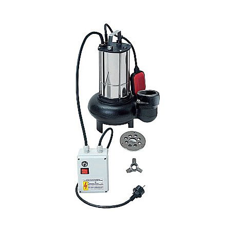 Pompe ape uzate - Electropoma submersibila cu tocator PVM 120 GR cu tablou inclus 380V Umbra Pompe