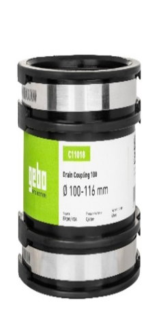 Mufe rapide și coliere branșare - Gebo Mufă conectare Type 1, 110-125mm, 0,6 bar, EPDM / V2A