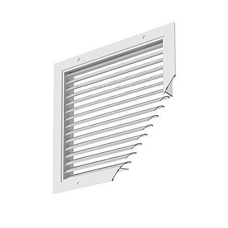 Ventilatie - GRILA SD 400X400 SIMPLA DEFLEXIE ALUMINIU ALB