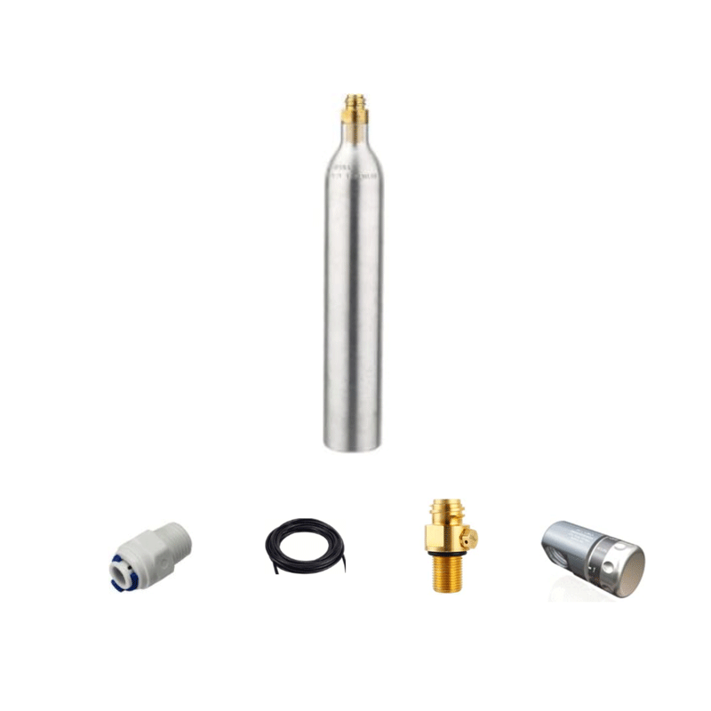 Echipamente HORECA - Kit butelie aluminiu 4 kg pentru dozator apa cu CO2 Aquapur Valhoh Valrom AQUA800000000400