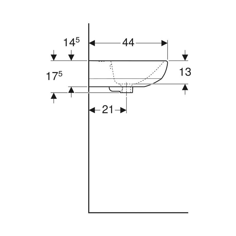 LAVOAR GEBERIT SELNOVA 55 OVAL 500.315.01.7 [3]