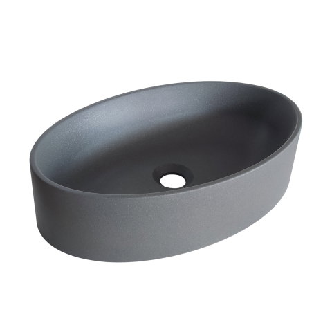 Lavoar SanDonna ARONDI Negru / Metalic, 500x320x120 mm - imagine oficiala 1 [2]