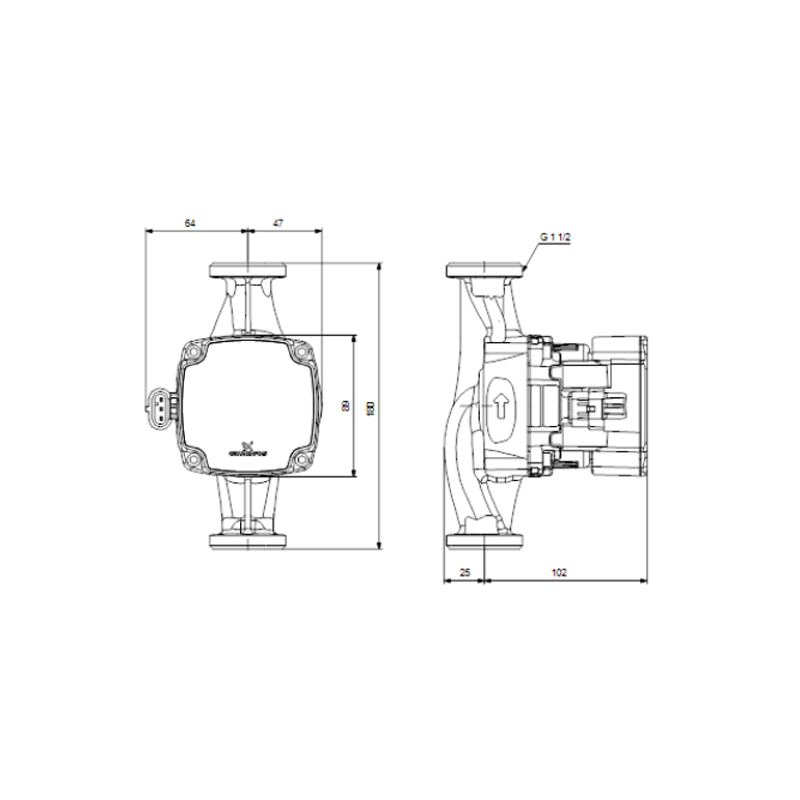 Pompa recirculare Grundfos ALPHA1 25-60-180 93074163 [3]