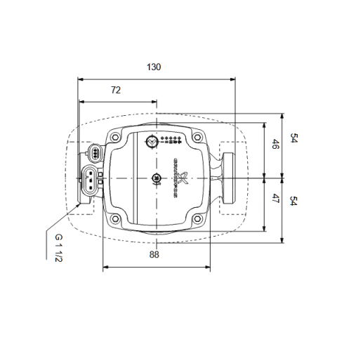 Pompa recirculare pentru incalzire in pardoseala GRUNDFOS ALPHA1 25-60-130 [2]
