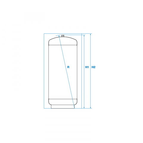 Puffer stocator igienic Lambollitori Gamma R2 1000 L cu izolație – stocare termică eficientă [5]