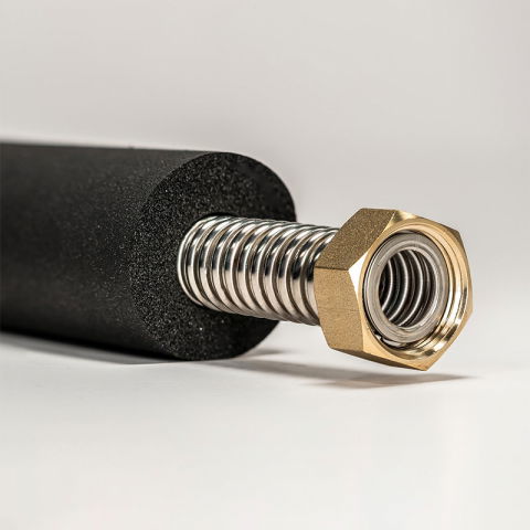 Racorduri flexibile inox apa gaz solare - RATTAY RACORD FLEXIBIL INOX APA 1/2-1/2 FI-FI 40CM GOFRAT CU IZOLATIE 13MM