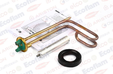 Accesorii, Piese de Schimb Boilere - Rezistenta electrica boiler 1500W 220-240V cu anod si garnitura 6501198600 Original Ariston
