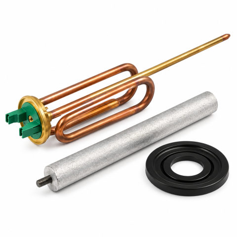 Accesorii, Piese de Schimb Boilere - Rezistenta electrica boiler Ariston 1500W cu anod si garnitura 6501097500