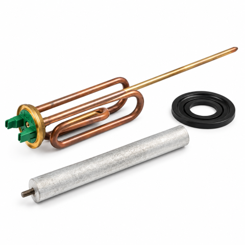Rezistenta electrica boiler Ariston 1500W cu anod si garnitura 6501354600 [0]