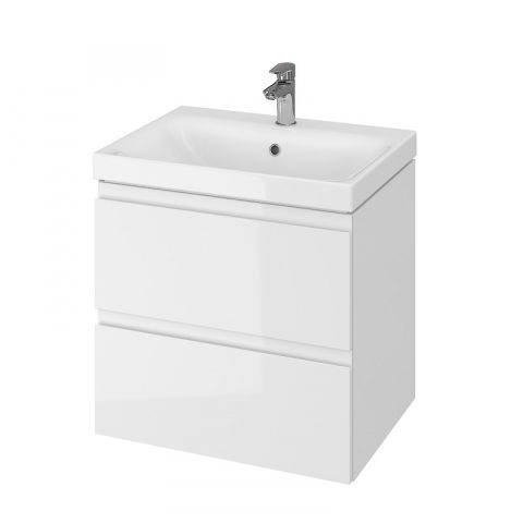 Seturi mobilier baie - SET MOBILIER BAIE DULAP SI LAVOAR MODUO 60 ALB S801-223-DSM CERSANIT