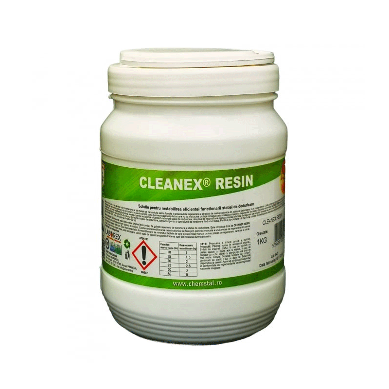 Accesorii consumabile dedurizatoare apa - SOLUTIE CLEANEX RESIN 1 KG PENTRU EFICIENTA STATIEI DE DURIZARE