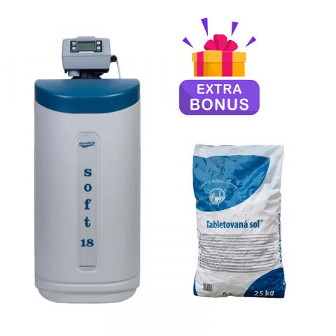 Dedurizatoare Apa - Statie dedurizare apa Soft 18 CAB Q=1,5 mc/h cu by-bass AQUA09110018015 Aquapur Valhoh Valrom