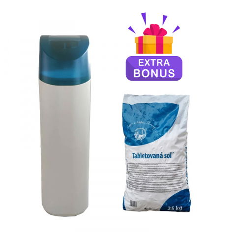 Dedurizatoare Apa - Statie dedurizare apa Soft 25 CAB Confort Q=1,5 MC/H cu by-bass AQUA09110025015 Aquapur Valhoh Valrom