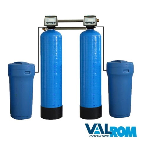 Statii tratare apa - Statie tratare Valhoh mix 100 TWIN vana performa Q=3,3MC/H (cu by-pass), cod AQUA09010100033, imagine produs 1