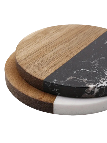 Suport pahare SanDonna 885 Negru, rotund, 10 x 10 cm, cod 6427365018756 [1]