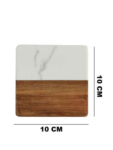 Suport pahare SanDonna 891W Alb, patrat, 10 x 10 cm, cod 6427365018763 [3]