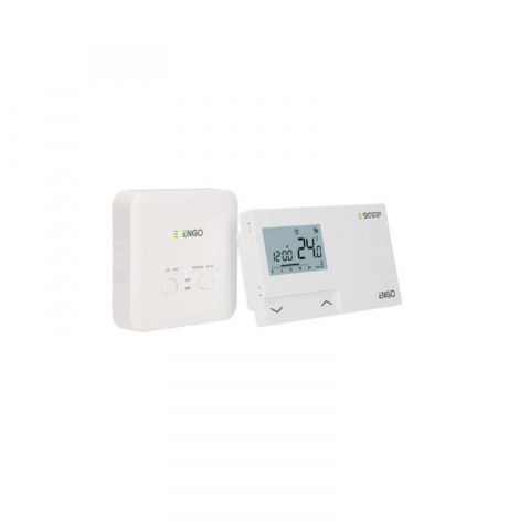 TERMOSTAT DE AMBIENT FARA FIR CU CONTROL PRIN RADIO FRECVENTA ENGO E901-RF ALB [3]
