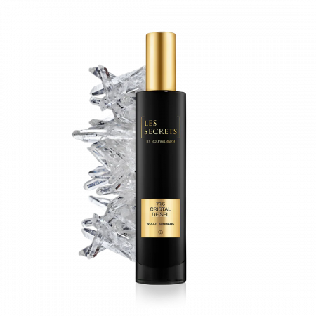 Parfumuri Lemnoase cu Note de Piele - Apa de Parfum Cristal de Sel 716 Les Secrets, Unisex, 100ml