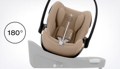 Scoica auto Cybex Cloud G i-Size Plus Moon Black - Imbarcare simplificata si confortabila